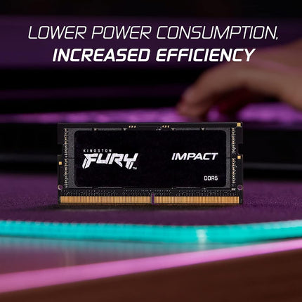 Kingston FURY Impact Notebook Laptop Memory RAM DDR5 6400MT/s 16GB CL38 Gaming SODIMM