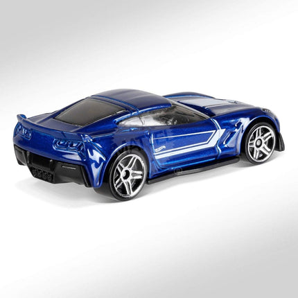 Hot Wheels 2018 Antes y Ahora Corvette C7 Z06 339/365, Azul