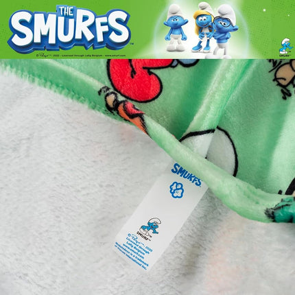 Franco Collectibles The Smurfs Bedding Super Soft Cozy Plush Throw, 46 in x 60 in, (Officially Licensed Product)