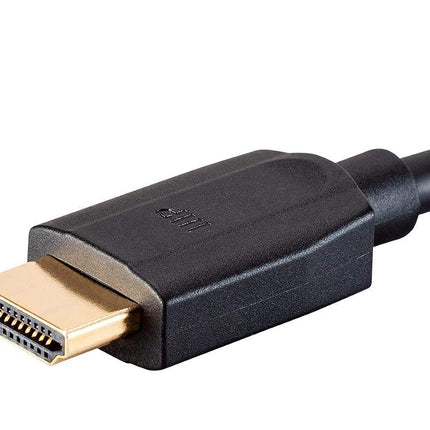 Monoprice 138642 High Speed HDMI Extension Cable - 1 Feet - Black, 48Gbps, Ultra 8K, Dynamic HDR, eARC - DynamicView Series