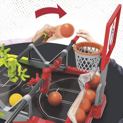 Hasbro Gaming Juego Foosketball, El Fútbol de Mesa Más Baloncesto de Disparar y Anotar, no buscado Juego de Mesa para Niños de 8 Años en Adelante, para 2 Jugadores