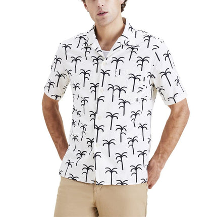 Dockers Men's Regular Fit Short Sleeve Camp Collar