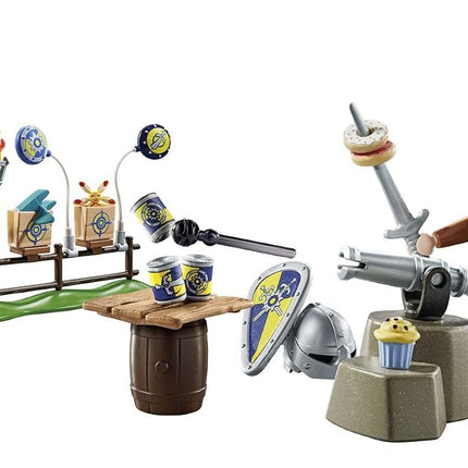 PLAYMOBIL Novelmore 71447 Knight's Birthday, Action-Packed Celebration with Prince Arwynn, Exciting Duels and Various Accessories, Sustainable Toy for Children from 4 Years
