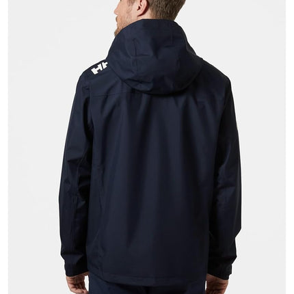 Helly Hansen Men's Crew Hooded Jacket 2.0, Navy, XL