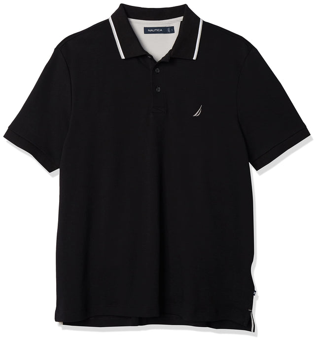Nautica Men's Classic Fit Short Sleeve Solid Tippe
