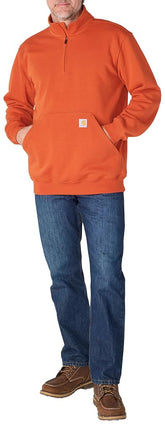 Carhartt Men's Marquette 1/4-Zip Mock-Neck Sweatshirt