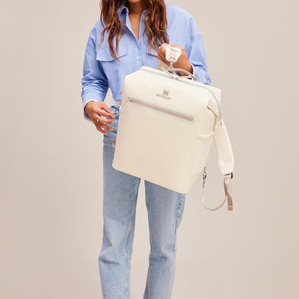 Stanley All Day Madeleine Midi Backpack Soft Cooler 14.8 Quarts | 20 Can Cooler with Handle and Shoulder Straps | Stays Cold for a Day | Insulated Travel Bag with Zipper | BPA-Free | Lilac