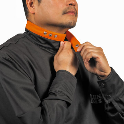 Klein Tools Flame-Resistant Welding Jacket, XL, Orange, Orange, One size