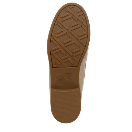 Mocassins à enfiler Sonoma 2 LifeStride pour femme, motif lézard, couleur tan, taille 10 large