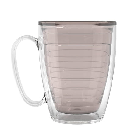 Tervis Clear & Colorful Tabletop - Bayou View Collection Made in USA Double Walled Insulated Tumbler Travel Cup Keeps Drinks Cold & Hot, 16oz Mug - 4pk, Assorted Pastels