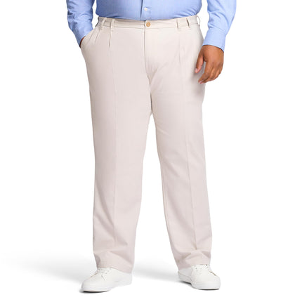 IZOD Men's Big and Tall Performance Stretch Pleate