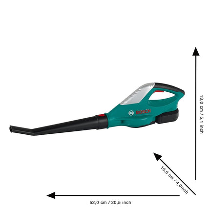Theo Klein 2776 Bosch leaf blower I ideal-quality children's garden tool I with leaf blowing function and removable attachment I dimensions: 52 cm x 10 cm x 13 cm I Toys for children aged 3 and over