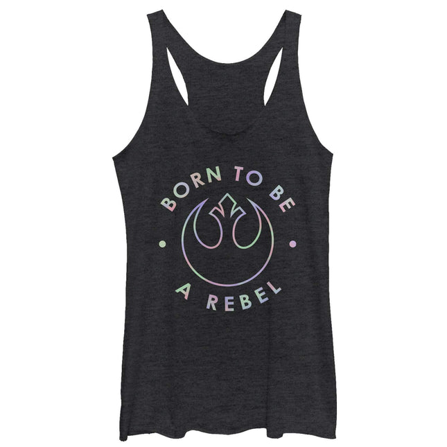 Fifth Sun Women's Star Wars Rainbow Born to Be a R