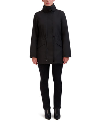 Cole Haan Women's 353sp672-blk-large Leather Jacke