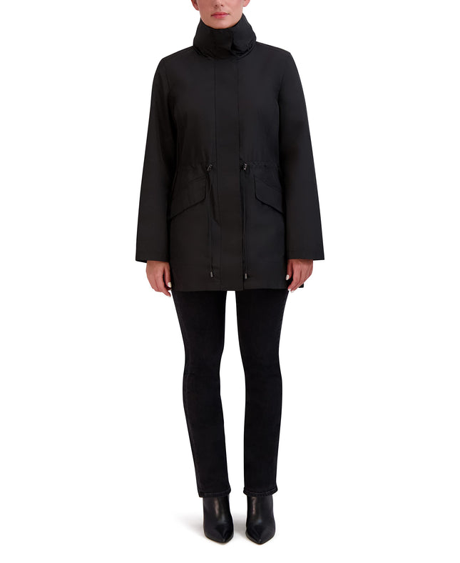 Cole Haan Women's 353sp672-blk-large Leather Jacke