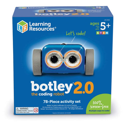 Learning Resources Botley El Robot de Codificación 2.0, Robot de Codificación para Niños, Juguete STEM, Programación Temprana, Edades 5+