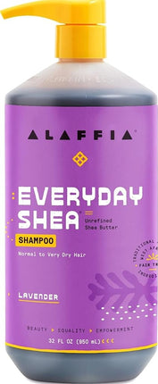 Alaffia Everyday Hair Care Shea Shampoo Lavender, 32 Ounce