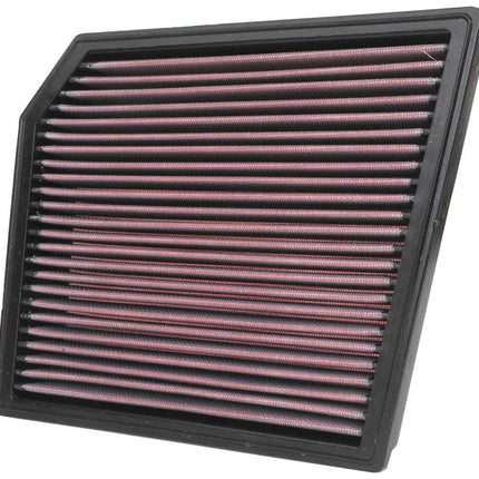 K&N Replacement air filter compatible with BMW M135i 2021- / M235i xDrive Gran Coupe 2020- / X2 M35i 2019- & Mini Countryman JCW 2021- (33-5111),Red