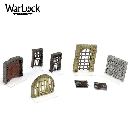 WizKids WarLock Tiles Miniatures - Doors and Archways