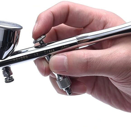 MR.HOBBYミスターホビー GNZ-PS289 Mr. Procon Boy WA Platinum Double Action Type Air Brush Gun, Metal, Silver Metallic, One Size