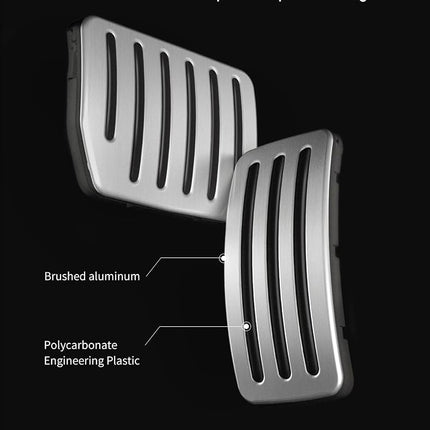 TPARTS Aluminum Pedal Covers for Tesla Model Y Juniper/Model 3 Highland