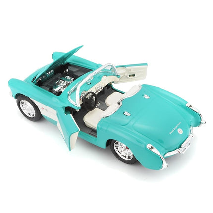 Maisto 1:24 SE 1957 Chevrolet Corvette - Turquoise