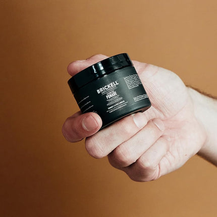 Brickell Men’s Styling Clay Pomade For Men, Natural & Organic with Strong Hold & Matte Finish, Product for Modern Hairstyles, 2 Ounces, Scented