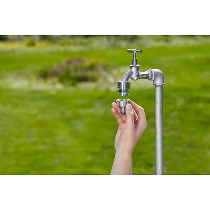 Gardena Premium Tap Connector, 26.5 mm (G 3/4 inch): Adapter for taps, Frost-Resistant, Packaged (18241-20)