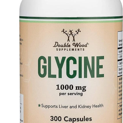 Glycine Supplement - 1,000mg (300 Capsules) Amino 