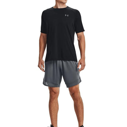 Under Armour mens Tech 2.0 Short-Sleeve T-Shirt , Black (001)/Graphite , Medium
