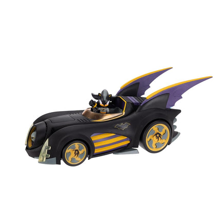 DC x Sonic Shadow as Batman with Feature Batmobile 6cm Action Figure Set