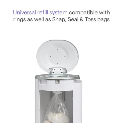 Munchkin UV Diaper Pail, Kills Odor-Causing Bacteria with Each Use