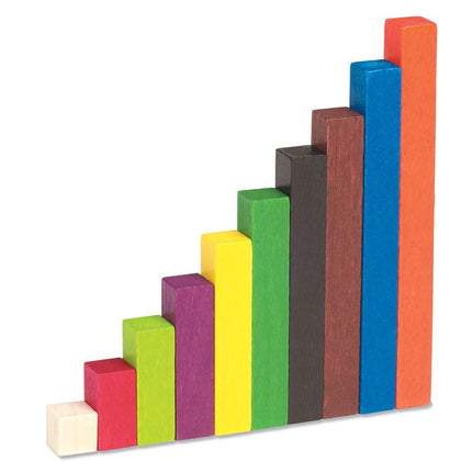Learning Resources LER7514 Réglettes Cuisenaire en bois pour groupe (petit)