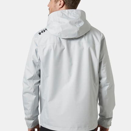 Helly Hansen Men's Crew Hooded Midlayer Jacket 2, Grey Fog, S