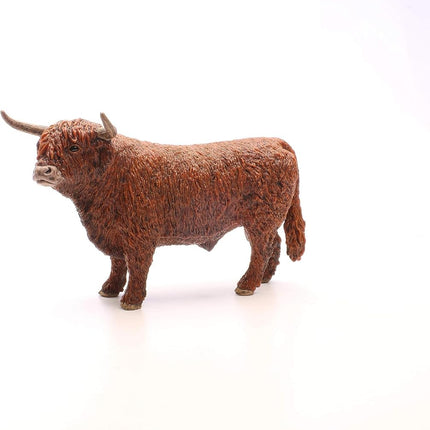 Schleich Farm World - Highland Bull Toy Figurine - Kids Ages 3+ | 13919