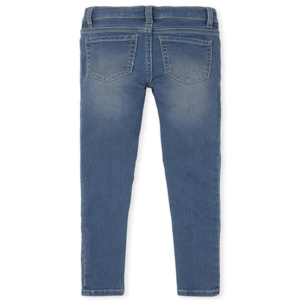 The Children's Place Jean Legging Fille en Jean Extensible, Lavage Bleu Réfléchissant, 8