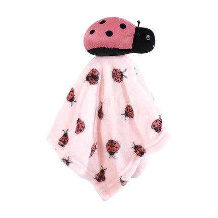 Hudson Baby Unisex Baby Animal Face Security Blanket, Butterfly 3-Pack, One Size