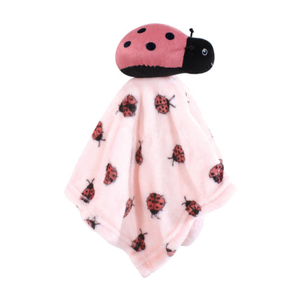 Hudson Baby Unisex Baby Animal Face Security Blanket, Butterfly 3-Pack, One Size