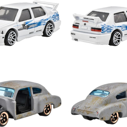 Hot Wheels 10-Pack Fast & Furious HVX27 Car Toy, Miniature Car Toy, for Kids Ages 3+ and Multicolor
