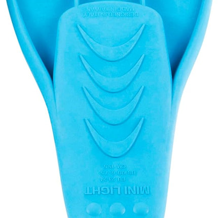 Cressi Children's Mini Light Fins for Diving and Snorkeling, Azure, 25 28 7.5 10 Kid UK