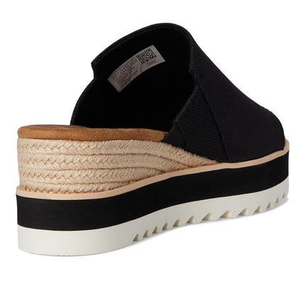 TOMS Women's Platform Wedge Mule Sandals - Stylish, Comfort Focused Footwear Natural