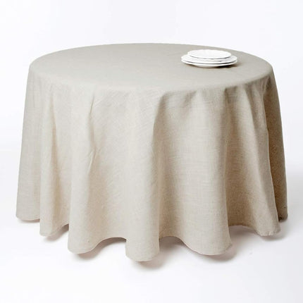 SARO LIFESTYLE Poly and Linen Blend Toscana Tablec