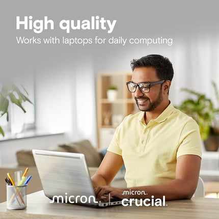 Crucial E100 1TB M.2 NVMe PCIe Gen4 Internal SSD, Up to 5,000MB/s, Laptop & Desktop Compatible - CT1000E100SSD8