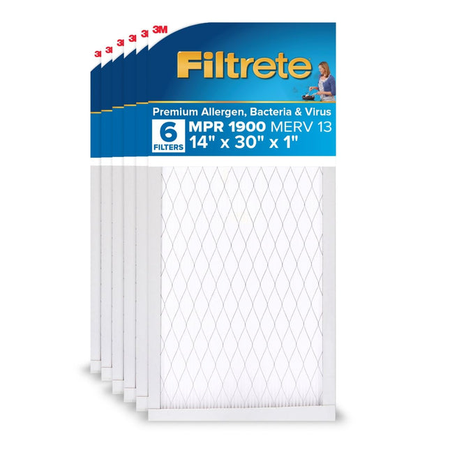 Filtrete 14x30x1 AC Furnace Air Filter, MERV 13, M