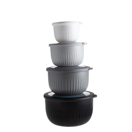 COOK WITH COLOR Prep Bowls with Lids- 8 Piece Nest