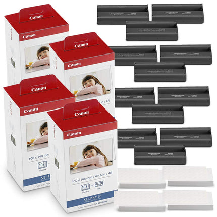 Canon KP-108IN Color Ink and Paper Set Includes To
