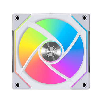 LIAN LI UNI FAN SL-INFINITY 120mm ARGB PC Cooling Fan Triple Pack with Controller - White
