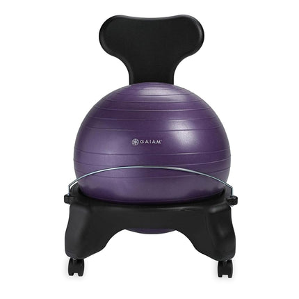 Gaiam Balance Ball Chair, Purple