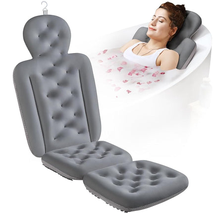 Full Body Bath Pillow for Bathtub, Thick Bathtub C