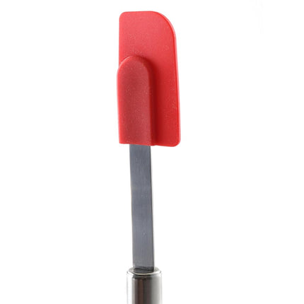 Norpro 3 Piece Silicone/Stainless Steel Kitchen Spatula Set - Red, Large